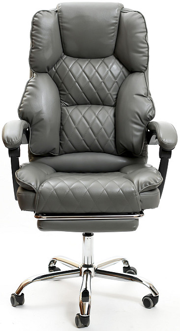 Кресло офисное Diego Comfort Pro серое Киев - изображение 2