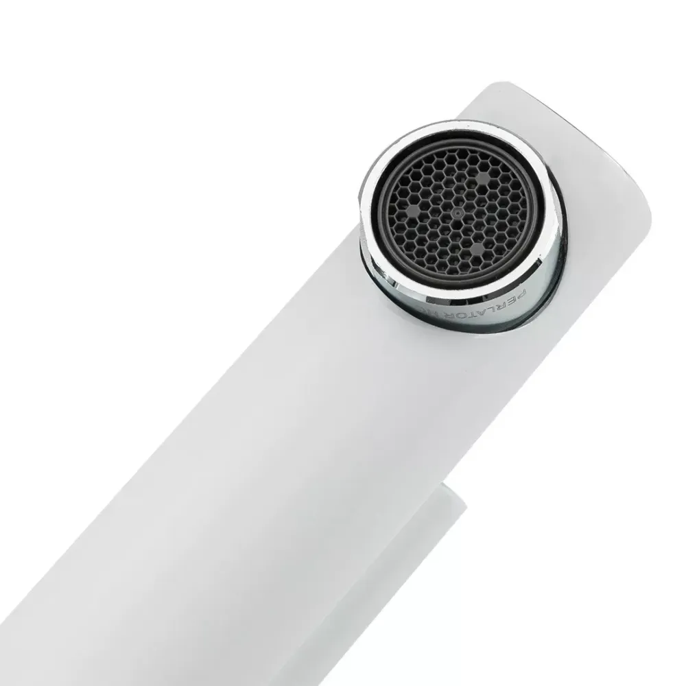 Змішувач для умивальника GAPPO G1003-8 білий/хром Київ - фото 5