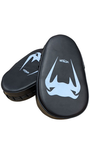 Лапа боксерская Прямая VENUM, кожа, 30*17*6 см Вишнёвое - изображение 3