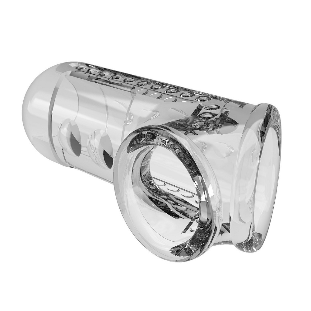 Стимулирующая насадка на пенис Pretty Love - Penis Sleeve Long Clear, BI-026267M Sex Aura Киев - изображение 5