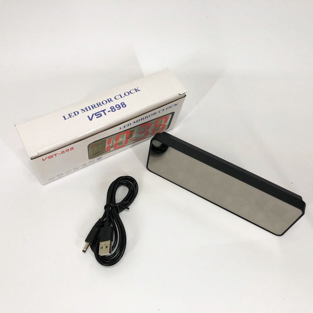 Электронные часы с функцией подсветки VST-898-1, Настольные часы led OL-857 на батарейках Киев - изображение 8