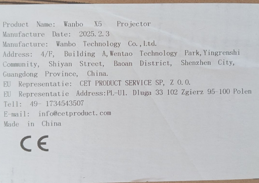 Проектор Xiaomi Wanbo X5 LCD WiFi 6. Киев - изображение 4