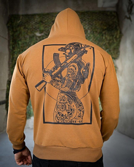 Мілітарі Худі Girl койот ПП7782 Одеса - фото 1