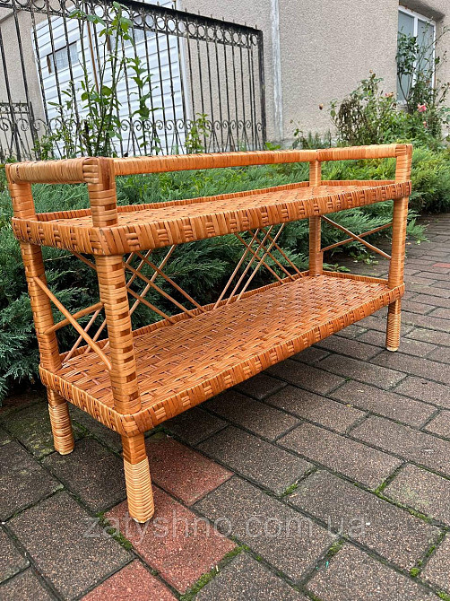 Полка плетеная для обуви из лозы Киев - изображение 5