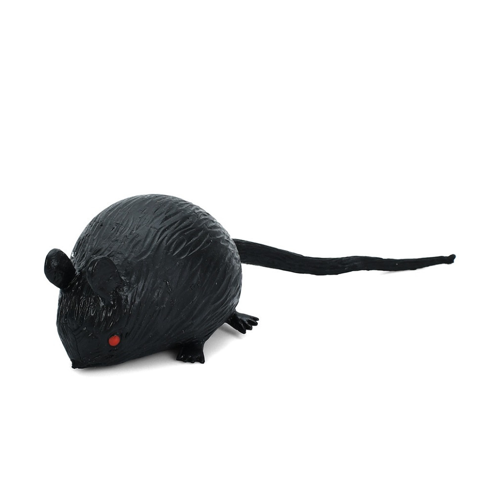 Детская игрушка антистресс Липучка-лизун MS 4701(Black) размер 8 см Винница - изображение 1