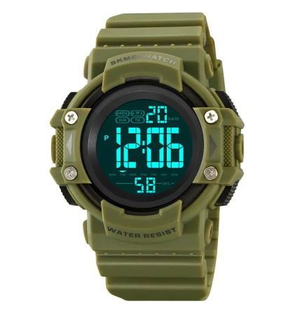 Часы мужские спортивные наручные Skmei 2195 (Зеленый) Киев