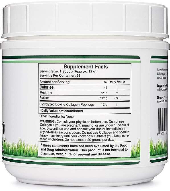 Колаген Double Wood Collagen Peptides (Type I, II and III), 456 g Луцьк - фото 2