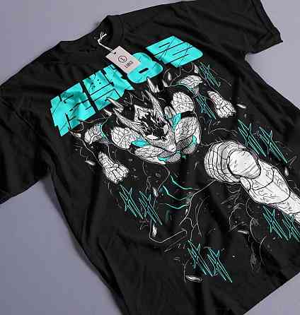 Футболка аниме Каиджу Но Мина Схиро оверсайз (S/M/L) Черний AnimeJ1010 Днепр