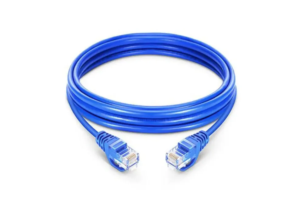 Кабель Патч Корд LAN 5м Синий Коломия - фото 1