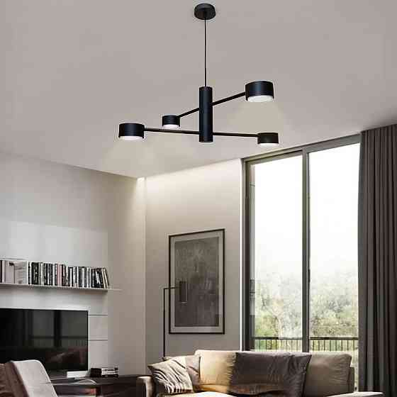 Люстра подвесная MSK Electric Copter на четыре плафона GX53 черная NL 8043-4 BK Одесса