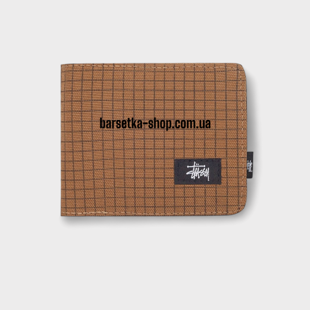 Кошелек Stussy 11x9 коричневый/черный (в коробке) Запорожье - изображение 1