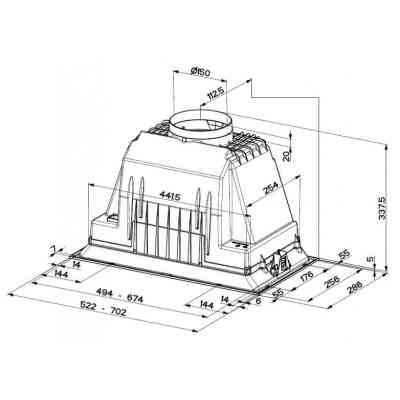 Вытяжка кухонная Faber Inka Plus Hcs A70 (305.0628.323) Винница