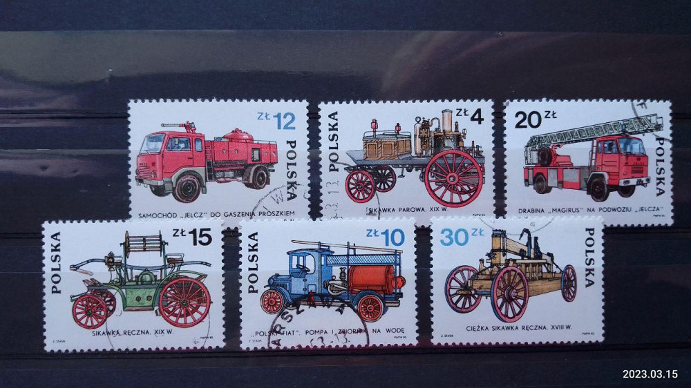 Марки. Серия. Польща. (Гаш.) Полтава - изображение 1