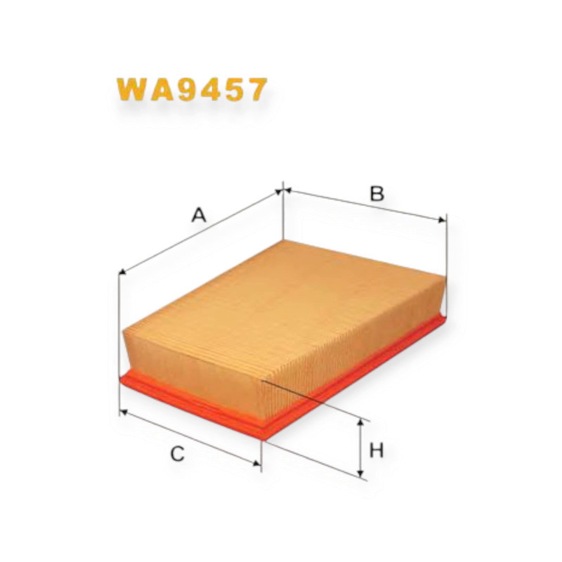 Фільтр Рено Меган II 1.5-1.9dCi, 1.6-2.0i повітряний Мукачево - фото 1
