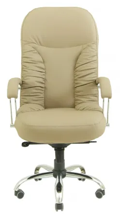 Офісне Крісло Керівника Richman Buford Fly 2238 Хром М2 AnyFix Кремовий Дніпро