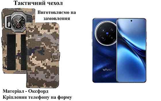 Тактический чехол для Samsung Galaxy S25, S25+, S25 Ultra, крепится к снаряжению на липучке Киев