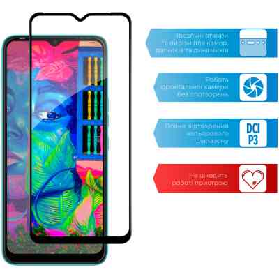 Стекло защитное ACCLAB Full Glue Tecno Spark Go 2022 (1283126542305) Винница