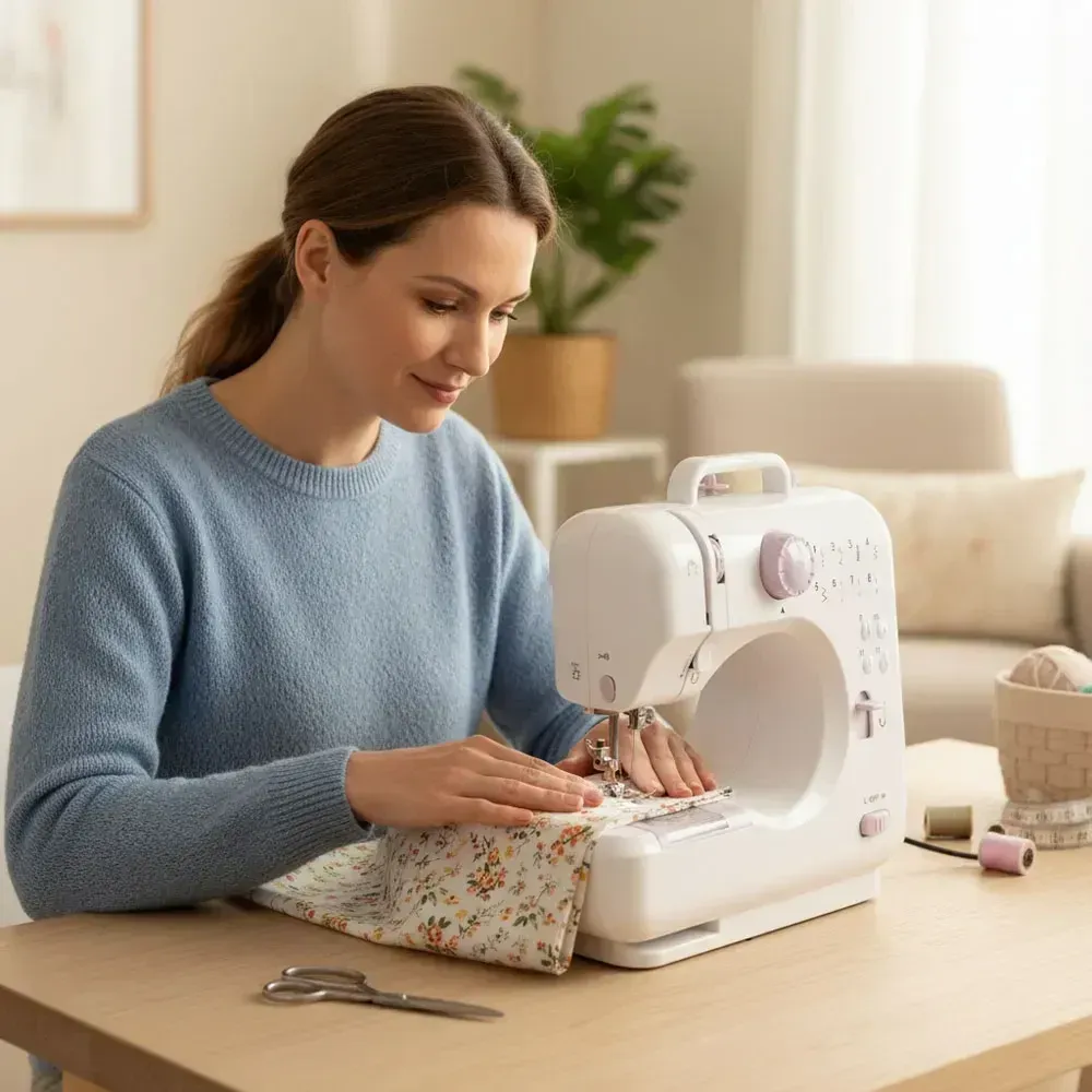 Швейная машинка 12в1 с оверлоком, педалью и 2 катушками, FHSM-505 / Электрическая машинка для шитья Киев - изображение 2