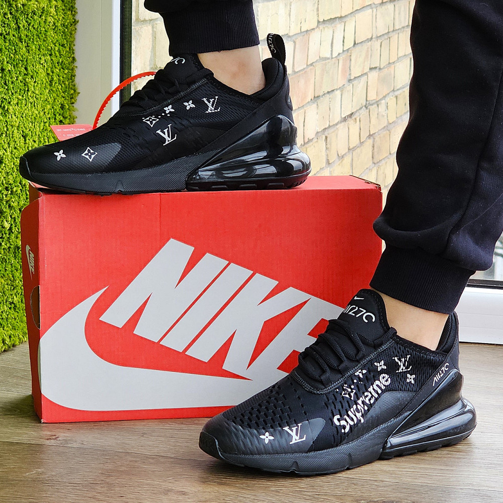 Кроссовки Nike 270 Мужские Черные Найк с Амортизацией Тканевые Сеточка Летние (размеры: 41,42,43,44,45) - 110 Днепр - изображение 1