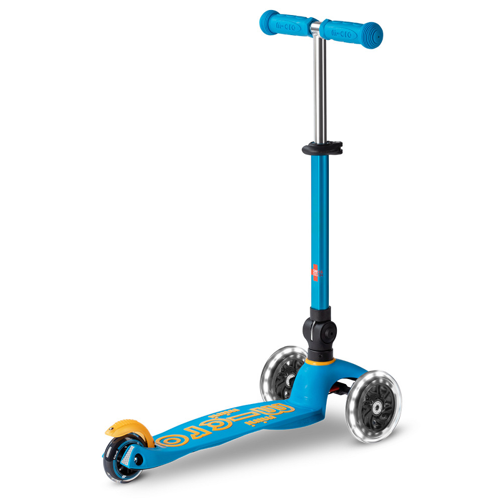 Самокат MICRO складний серії Mini Deluxe Foldable LED – Блакитний океан Дніпро - фото 14