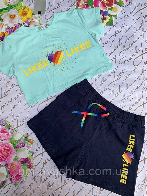 Костюм "Лайки" Likee м'ятний костюм лайки 140-146 Кривий Ріг - фото 1