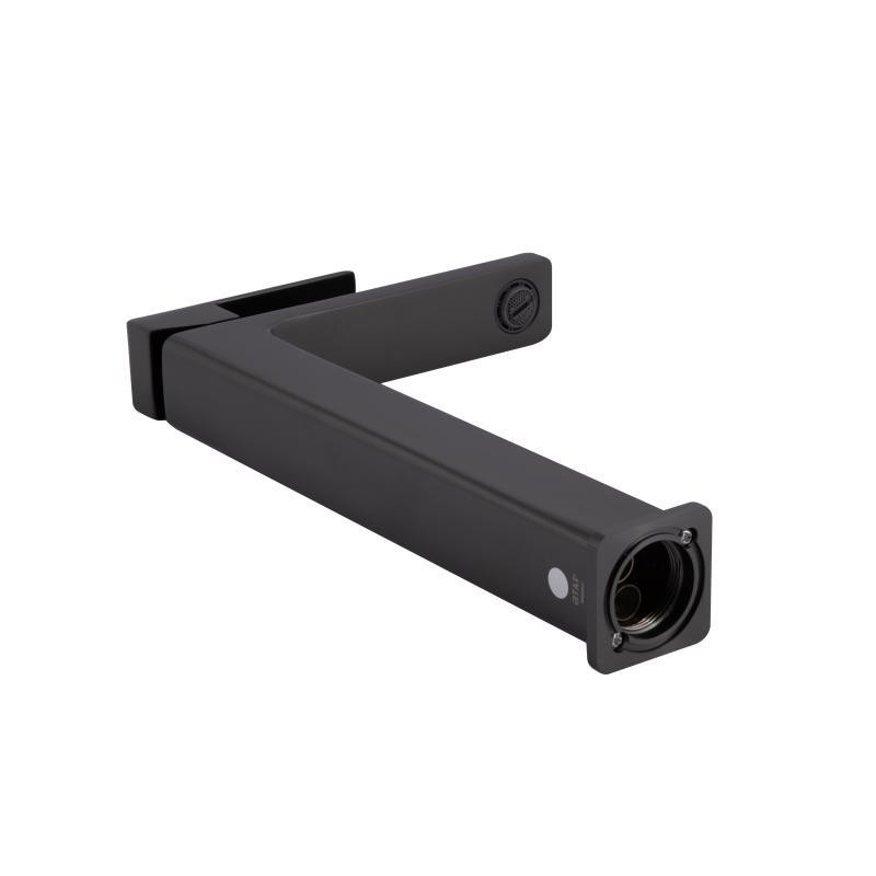 Смеситель для раковины Qtap Gemini QTGEM269GMB45680 (k35), однорычажный, высокий, Gunmetal Black PVD Харьков - изображение 3