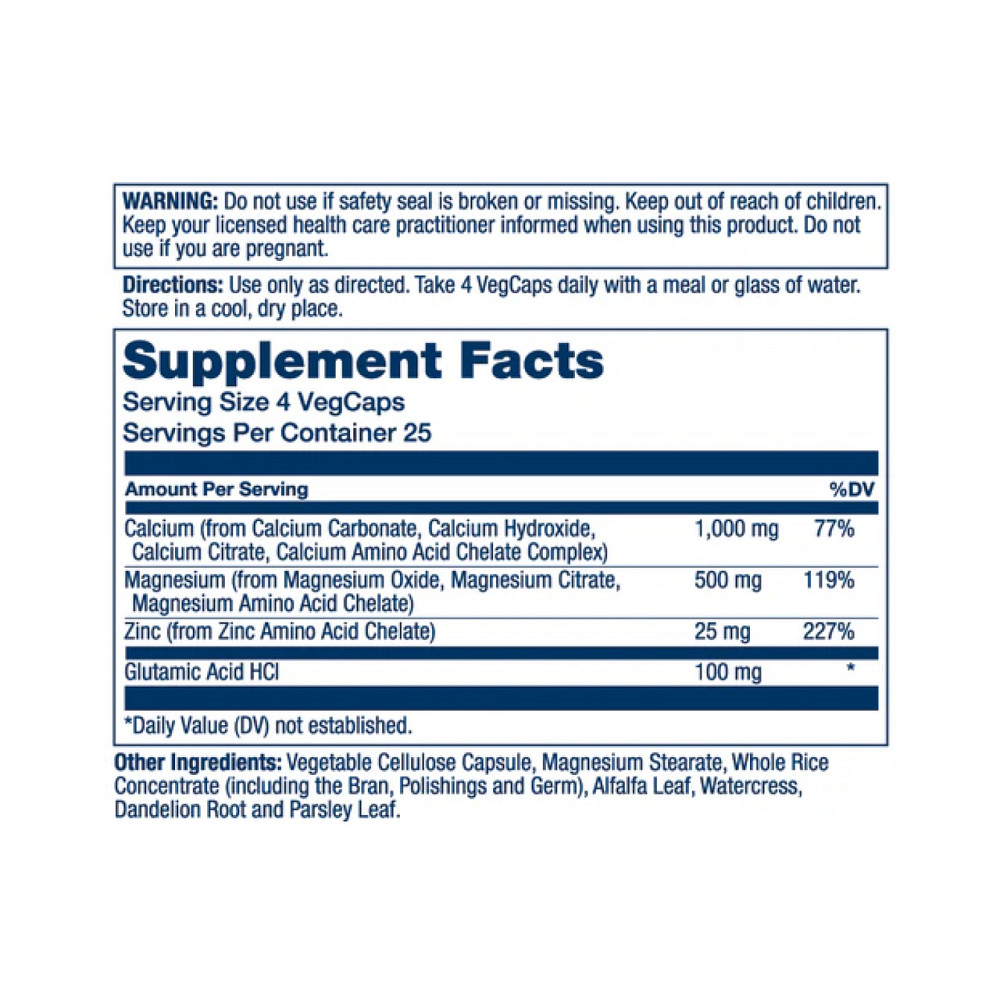 Calcium Magnesium Zinc - 100 vcaps Київ - фото 2