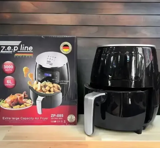 Фритюрница электрическая безмасляная. Аэро-фритюрница на 6 л Zepline ZP-085 3000W LED дисплей Коломия - фото 3