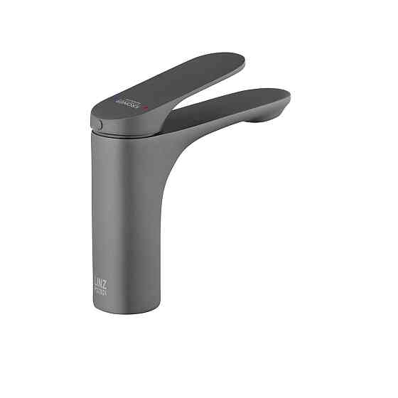 Смеситель для раковины Kroner KRM Linz - GRN010 графит Киев