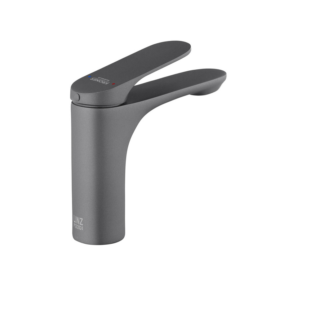 Смеситель для раковины Kroner KRM Linz - GRN010 графит Киев - изображение 2