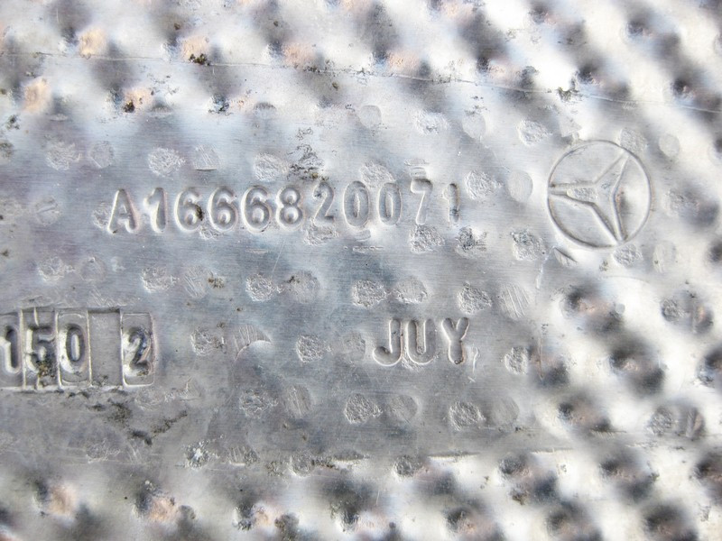 Mercedes-Benz  A1666820071 Захисний тепловий екран моторний відсік зліва на лонжероні ML GLE W166 GL GLS X166 Одеса - фото 3