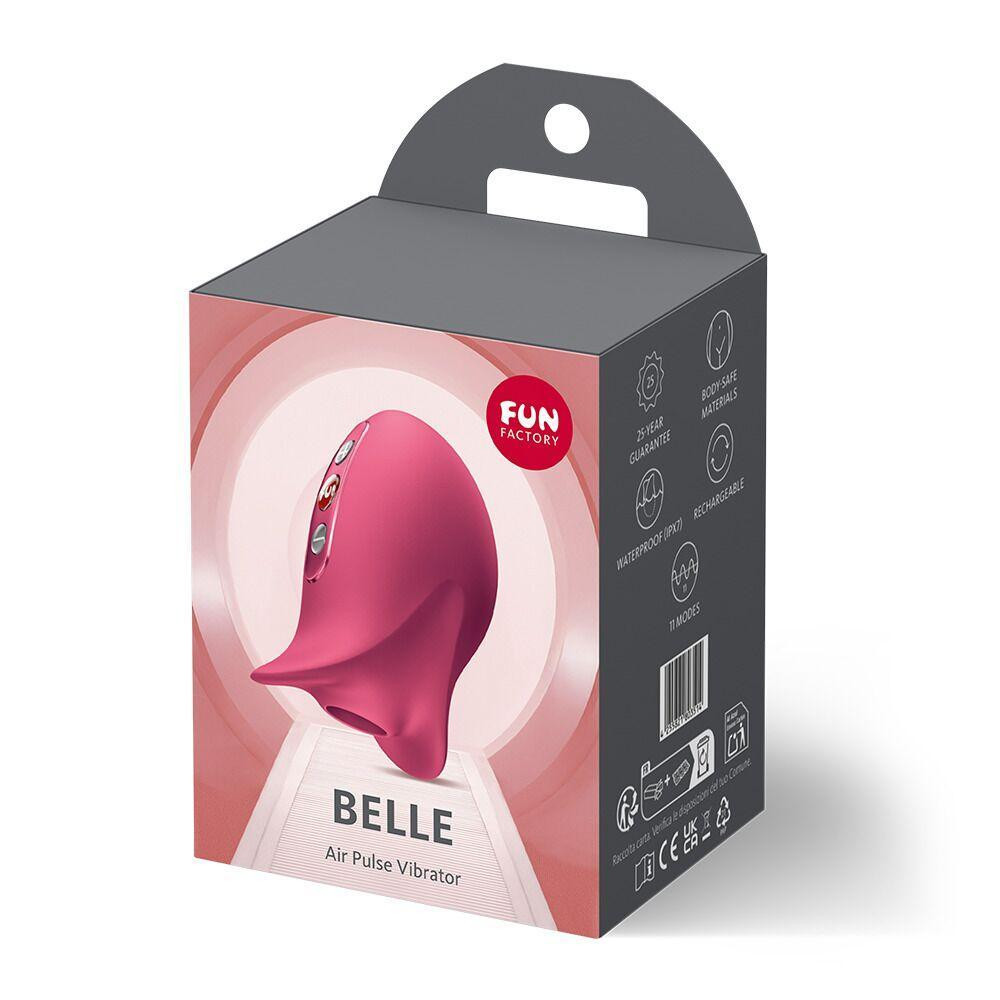 Вакуумний стимулятор Fun Factory Belle Raspberry, 11 режимів роботи, перезаряджуваний Sex Aura Київ - фото 8