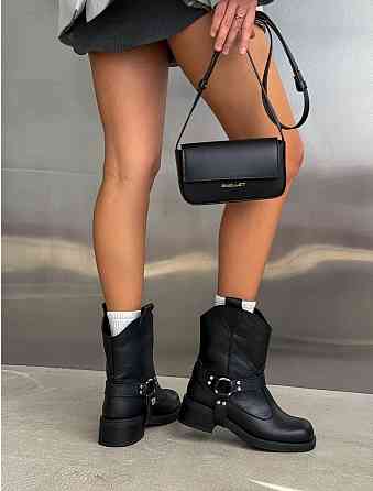 Черевики жіночі NikArt 989 чорні (зима, шкіра натуральна) (5702) 37 Коломыя