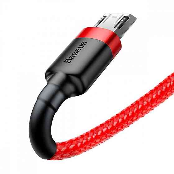 Кабель Baseus Cafule Micro USB 1.5A 2м серый/черный Львов