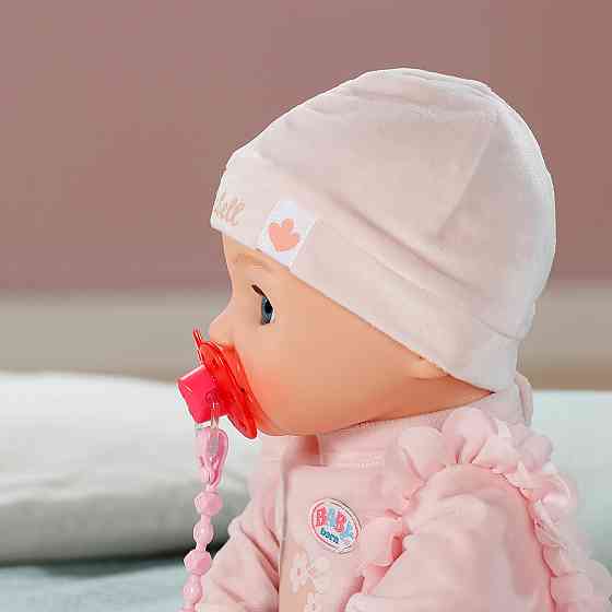 Пустушка для ляльки Baby Born на кліпсі (рожева) Дніпро
