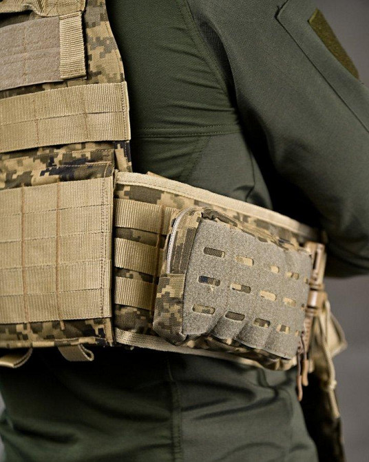 Якісна плитоноска 4 скидання з напашником Attack піксель ПП7564 Одеса - фото 7