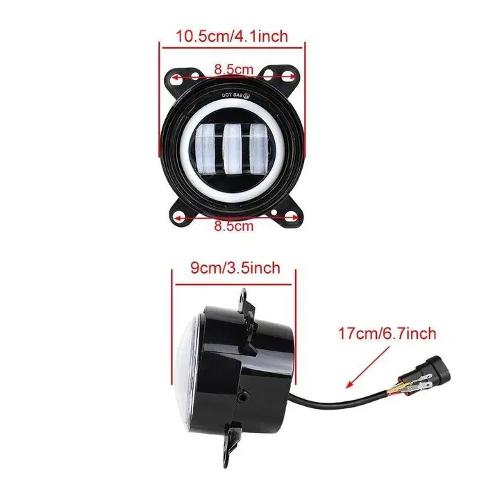 Протитуманні фари Туманки ДАФ протитуманки галогенки туманки 105 штатно лед led діодні Харків - фото 4