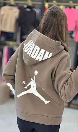 Женская стильная комфортная теплая худая турецкая трехнить на флисе Коричневый, 46/48 Одесса