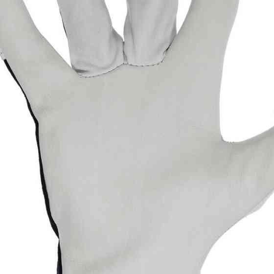 Рукавичка шкіряна, комбінована, 10