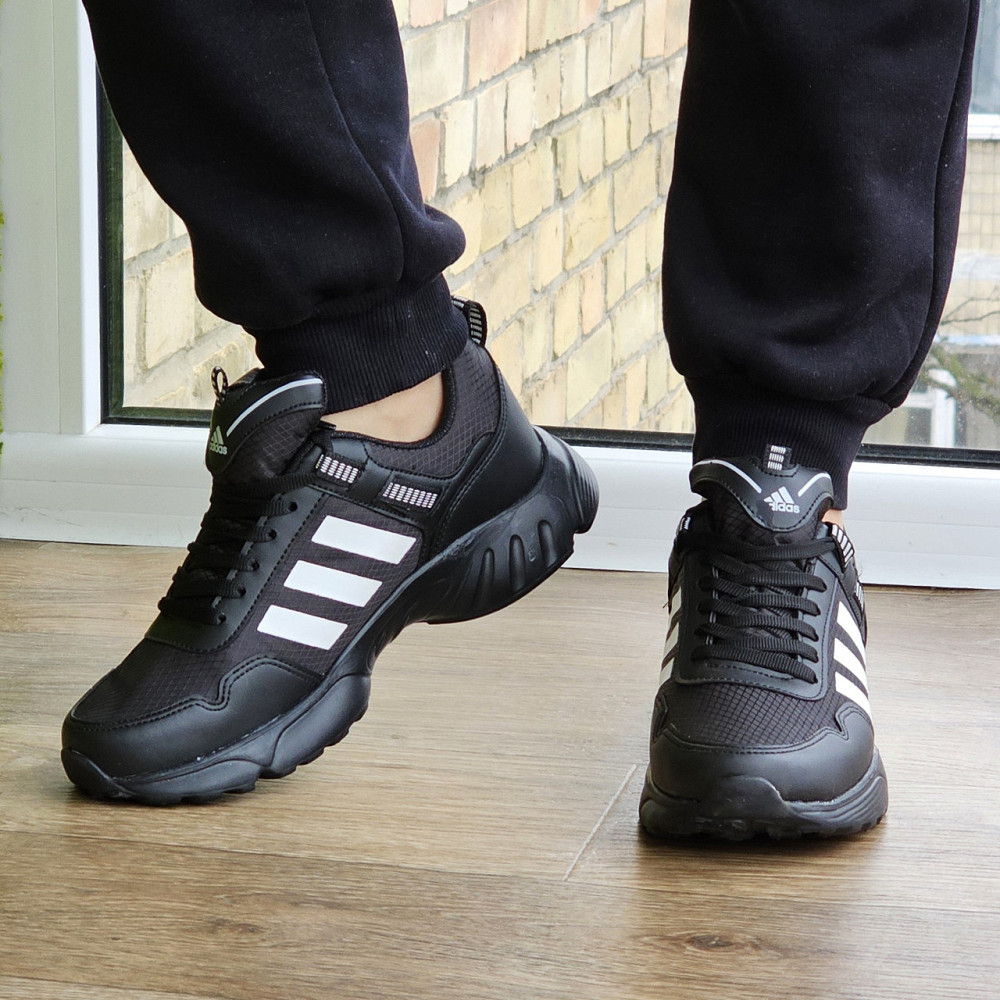 Чорні чоловічі Кросівки Adidas Waterproof Адідас (розміри: 41,42) ВідеоОбзор Дніпро - фото 7