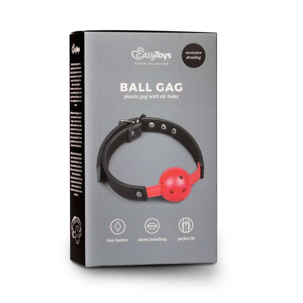 Кляп Ball Gag With Red Easytoys Sex Aura Киев - изображение 2