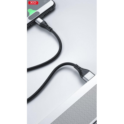 Дата кабель USB 2.0 AM to Lightning 1.0m 2.4A double-side grey XO (NB188-L-1-GR) Винница - изображение 2