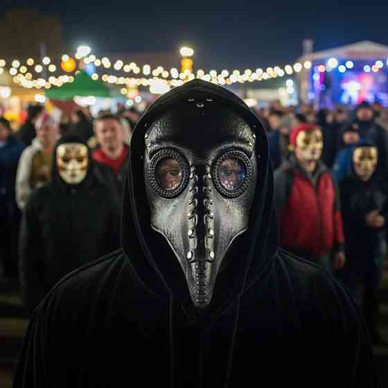 Маска Чумного лікаря 25х15см SBR Київ