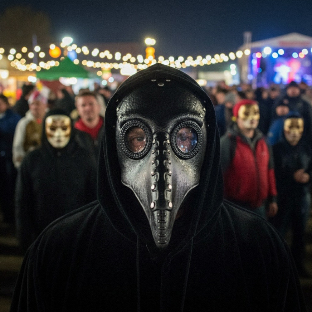 Маска Чумного лікаря 25х15см SBR Київ - фото 4