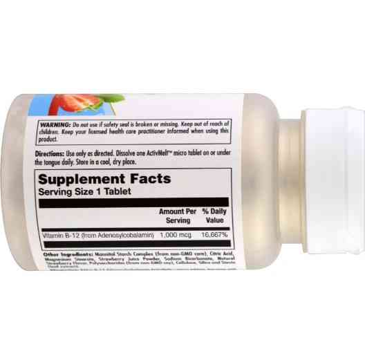 Витамин В12 (B-12 Adenosylcobalamin) 1000 мкг 90 таблеток со вкусом клубники Киев