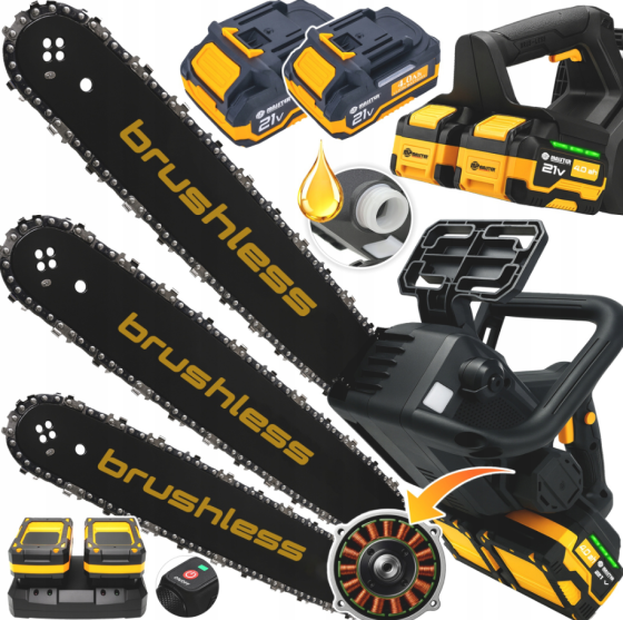 Акумуляторна пила ланцюгова Majster Pro 1200Вт (Польща) Київ