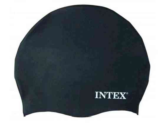 Шапочка для плавания черный от 8-ми лет силикон арт.55992 ТМ INTEX Киев