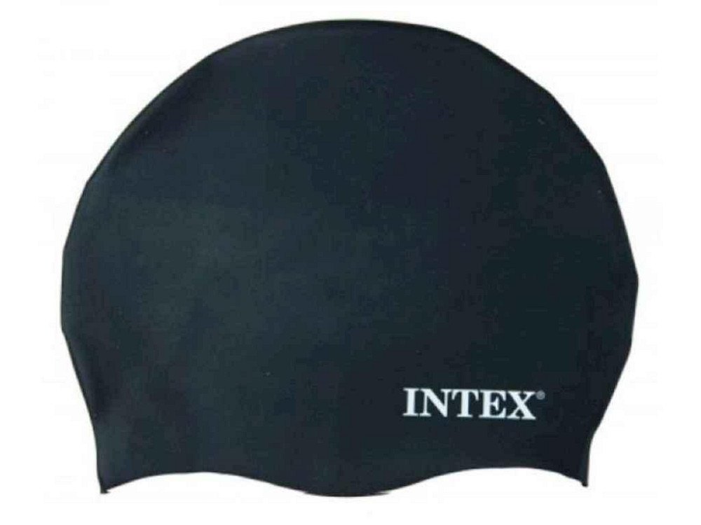 Шапочка для плавания черный от 8-ми лет силикон арт.55992 ТМ INTEX Киев - изображение 1