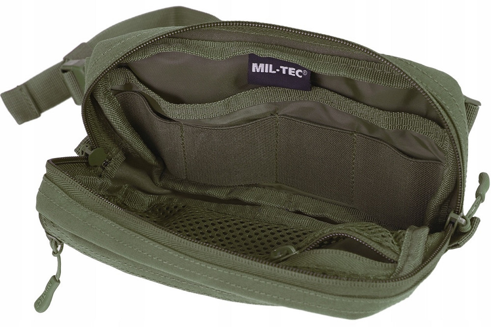 Універсальна Сумка 1.7 літрів на пояс із панеллю MOLLE/PALS Mil-Tec від Sturm "Fanny Pack" (13512501) Olive Нововолинськ - фото 9