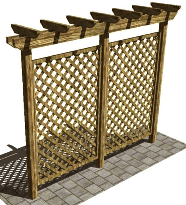 Пергола-шпалера 